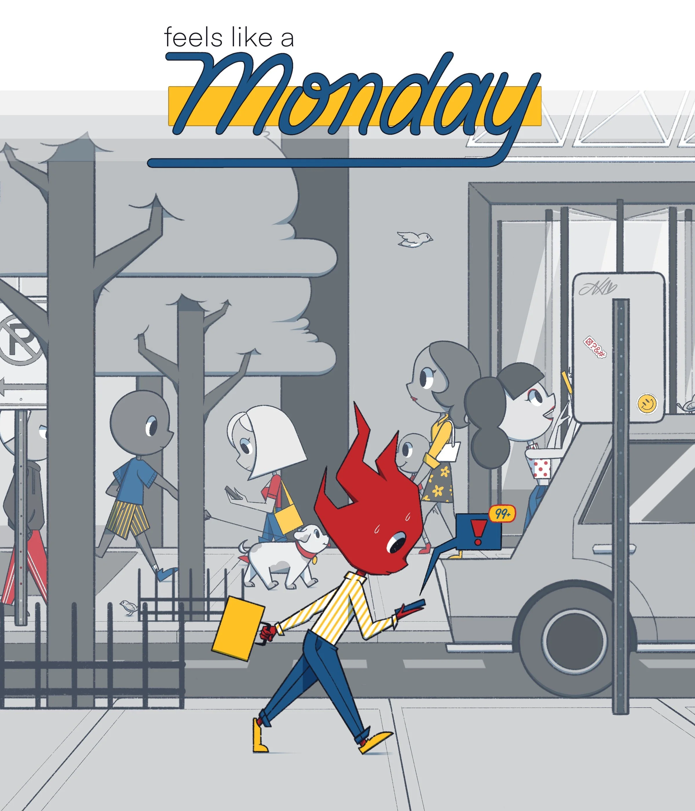 Mondays - March 2023 (Procreate)