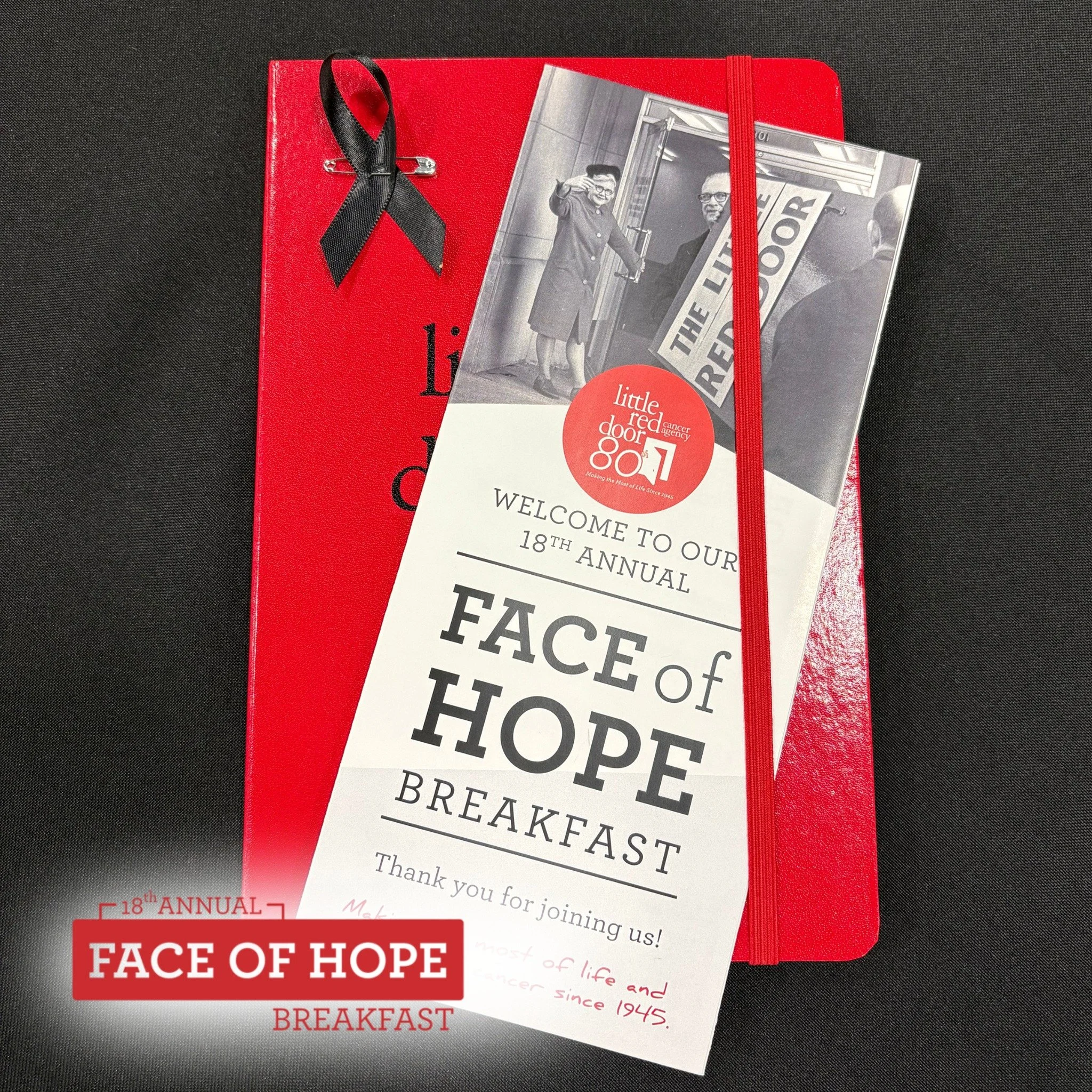 The stage is set and your seat is ready for you at the 18th Annual Face of Hope Breakfast! Face of Hope is tomorrow so we wanted to share a journal sneak peak!

Join us at Face of Hope tomorrow, November 20th, at the Indiana State Fairgrounds Exposit