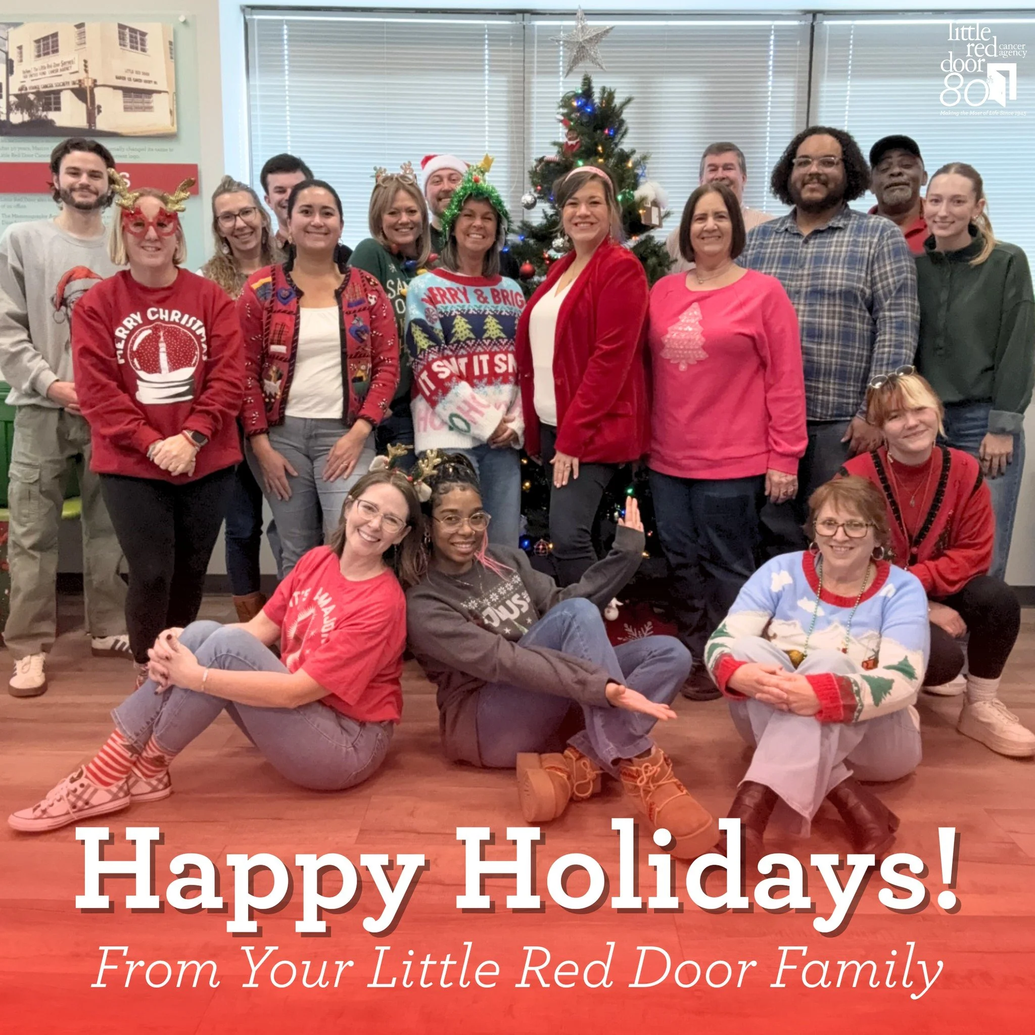 Happy holidays from all of us here at Little Red Door!

We wish you and your family a safe and warm holiday season.
