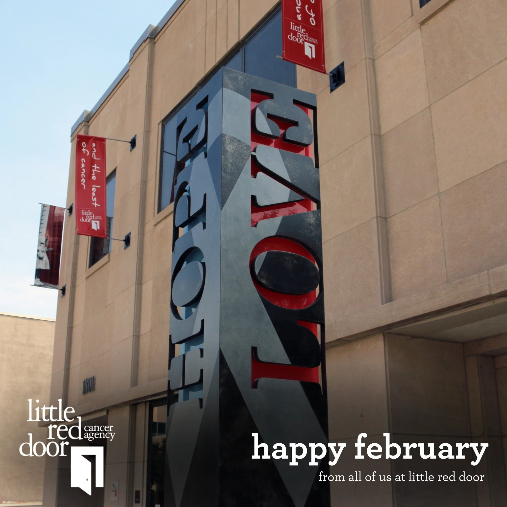 Happy February from all of us here at Little Red Door!

We have a fun month of exciting things planned, like oncology massage, Ask the Expert, Paws to Heal, an Open House, and more! 

Visit our full calendar to see all of the fun things going on at w