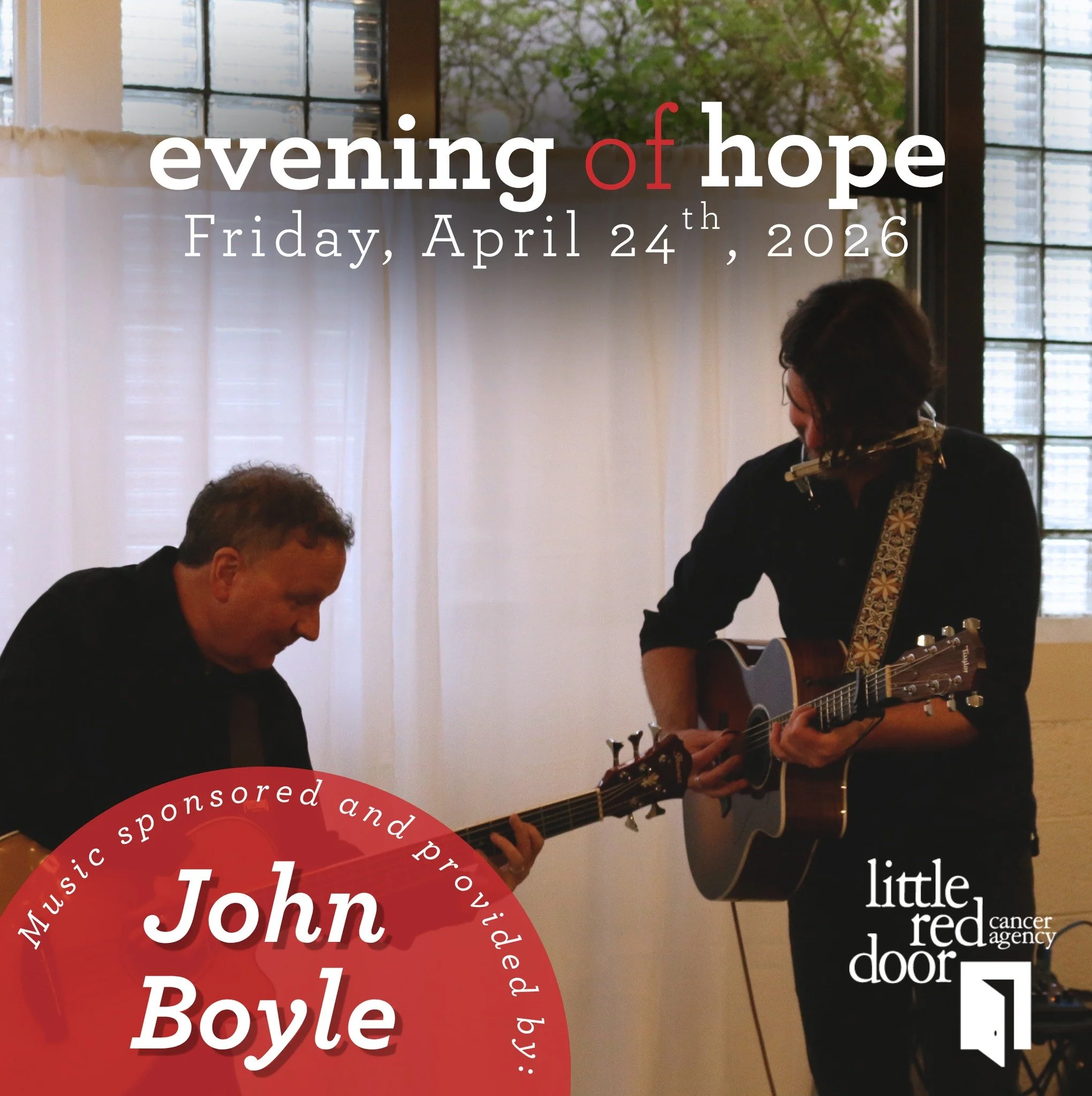 Evening of Hope presented by Speedway Subaru is now only four days away! 🎉 

Enjoy a night filled with food, drinks, live music, silent auction, socializing, and making the most of life and the least of cancer! 
 
Live music is sponsored and provide