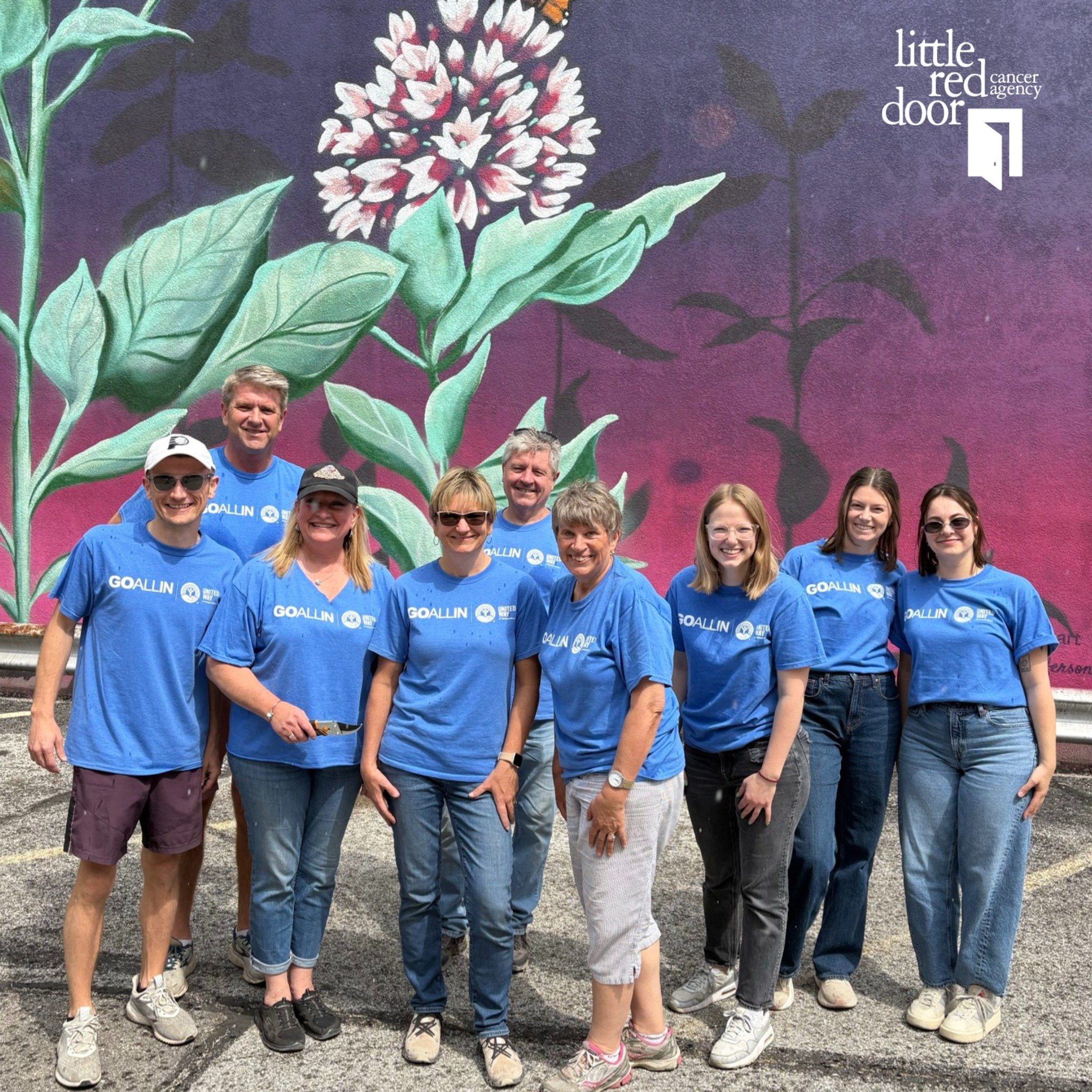 United Way of Central Indiana (@uwci)  held their annual Go All in Day last Friday!

Go All in is their annual day of community volunteerism across Central Indiana. Volunteers from United Way and Central Insurance helped spruce up our garden and outd
