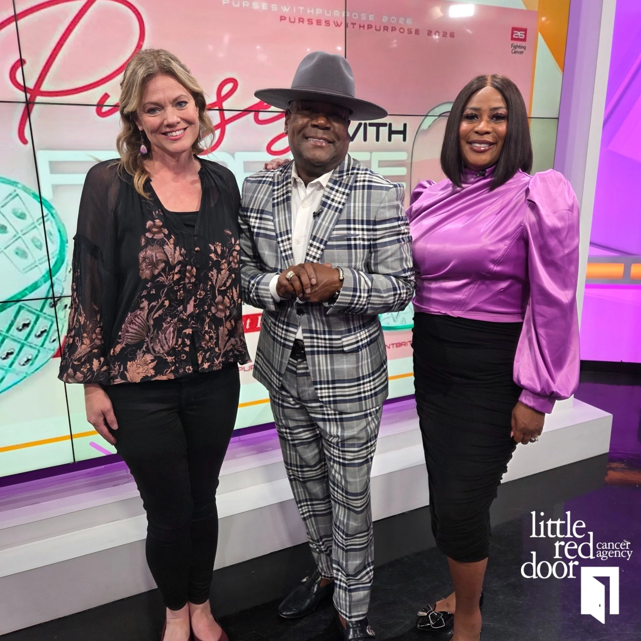 Yesterday, our very own Robyn joined Michelle Forman, chairwoman of Purses with Purpose, and Patrick Bouquett host of "Fab Talk" on @wish8news Lifestyle Live segment!

 Purses with Purpose is back for their 8th annual live and silent purse 