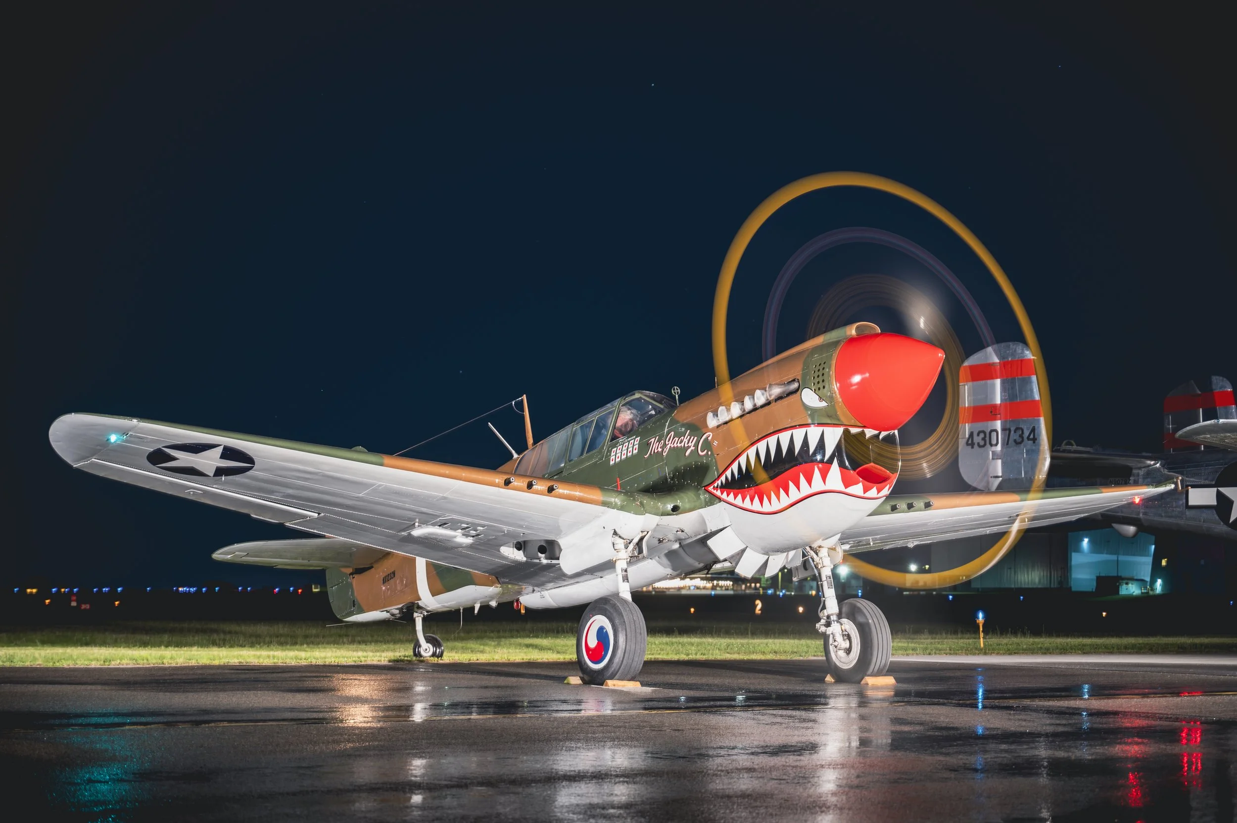 American Airpower Museum's P40 "The Jacky C"