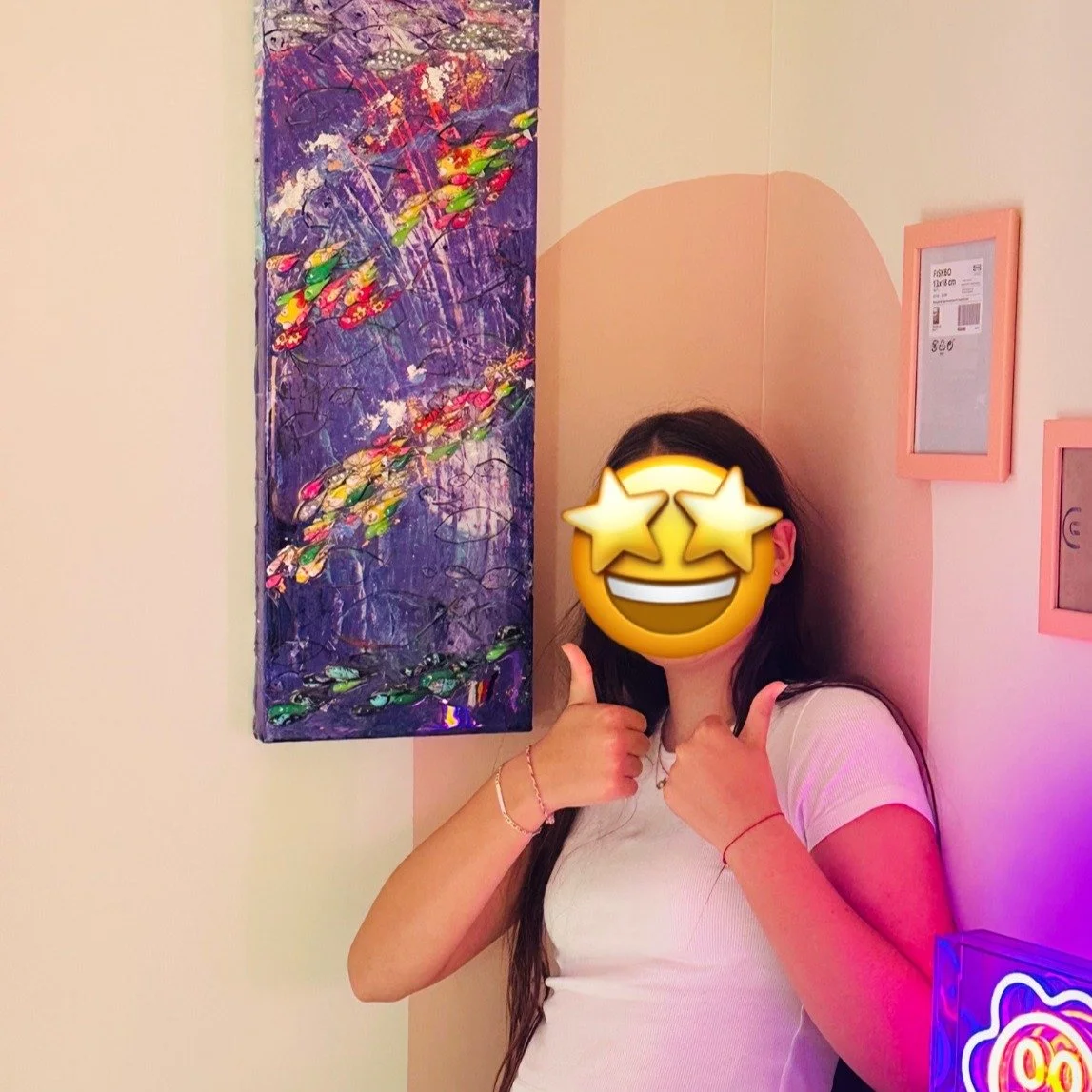 Collection Pesca 'sang m&ecirc;l&eacute;'
Petit cadeau qui rend cette adolescente heureuse !