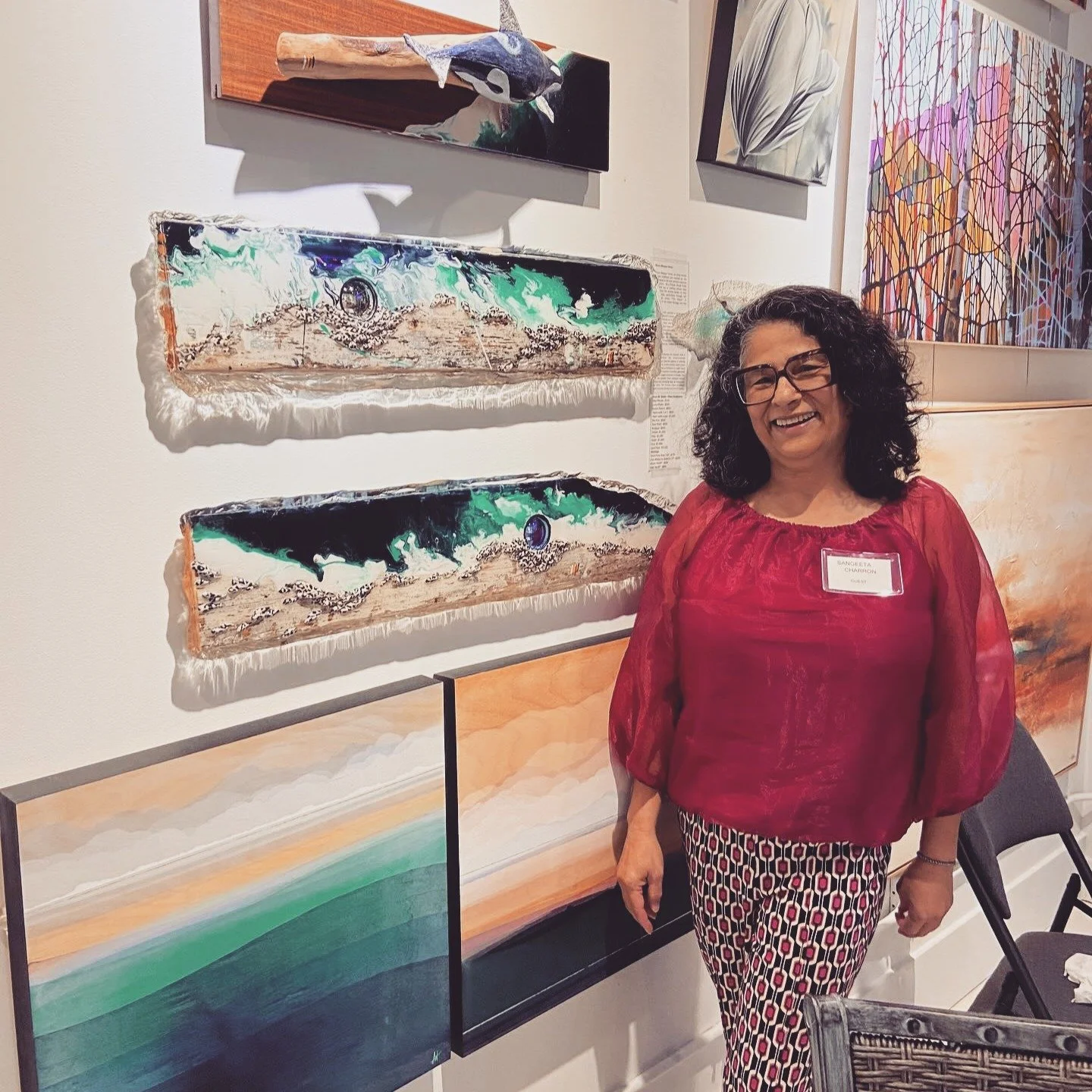 Blu dog Art Gallery

Pesca Bleu Nuit is on its way to a new home! This mixed media sculpture on driftwood is such a unique piece by the talaented @bruno_tomei More of his work can be seen at Blu Dog Art Gallery - Unit 106-3485 Rebecca Street, Oakvill