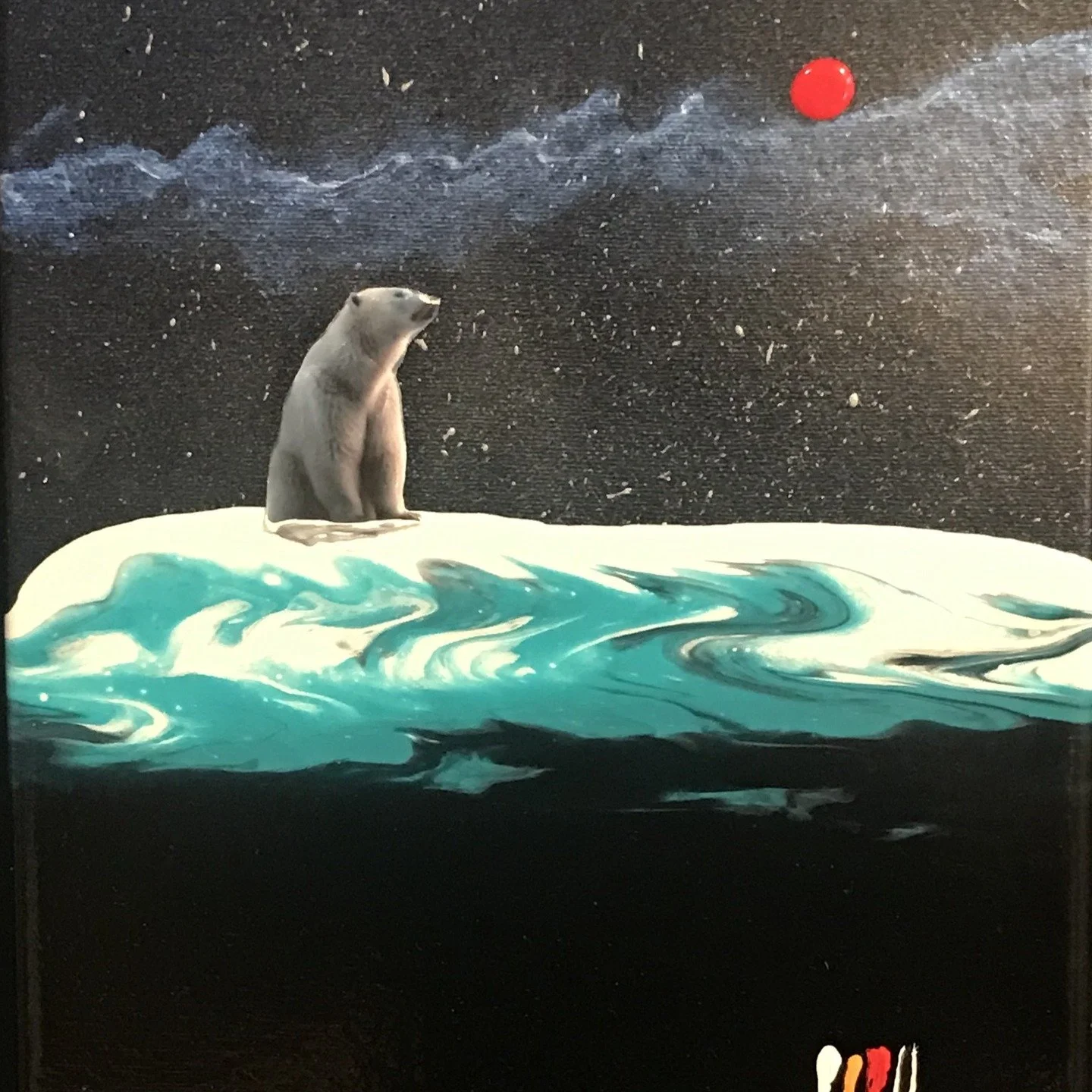 TIRAGE 
Polaire Sto Aspettando per voi (Jattend apres toi !) une petite pi&egrave;ce de 12 x9 que je vous offre en tirage ce LUNDI LE 9 MARS a tous ceux qui m &eacute;crirons MOI ! svp partager aussi a vos amis !
merci d aimer mon travail je vous sui