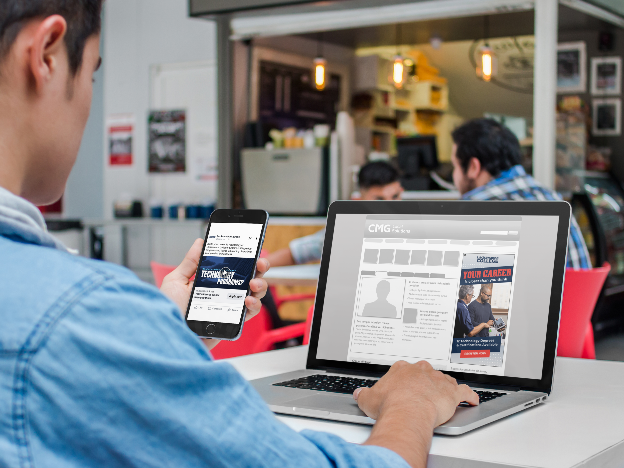 iphone-and-macbook-mockup-of-a-young-man-at-the-cafeteria-a4635.png