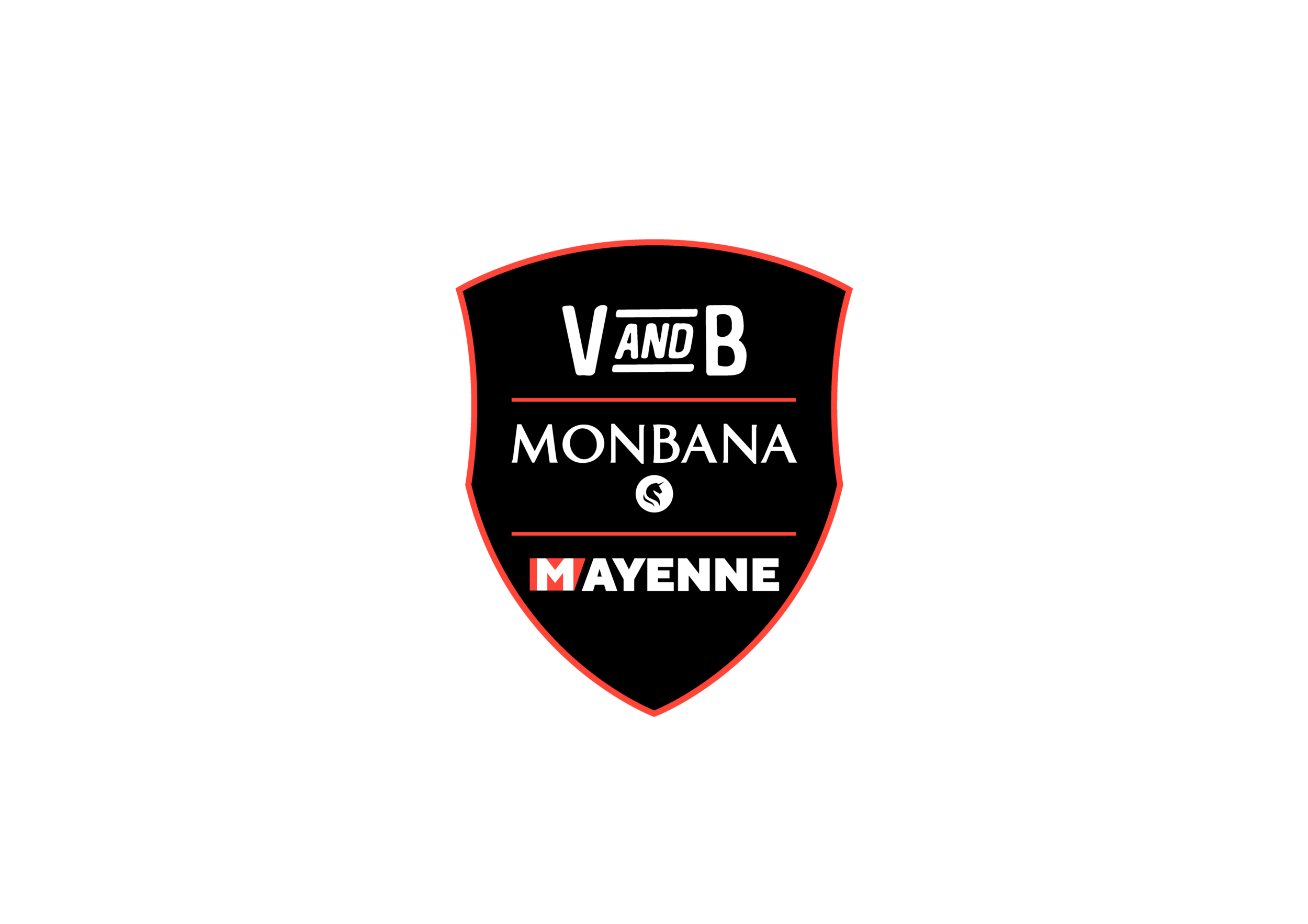 Blason V and B - Monbana - Mayenne