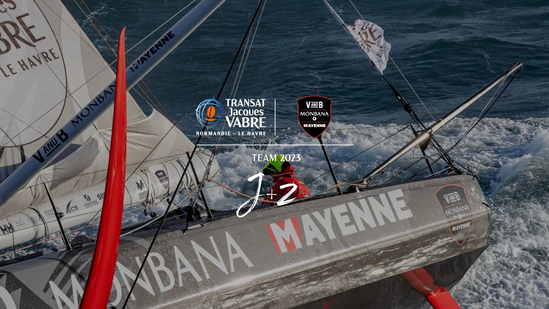 J+2 - Onboard - Transat Jacques Vabre - Christopher Pratt sur V and B - Monbana - Mayenne