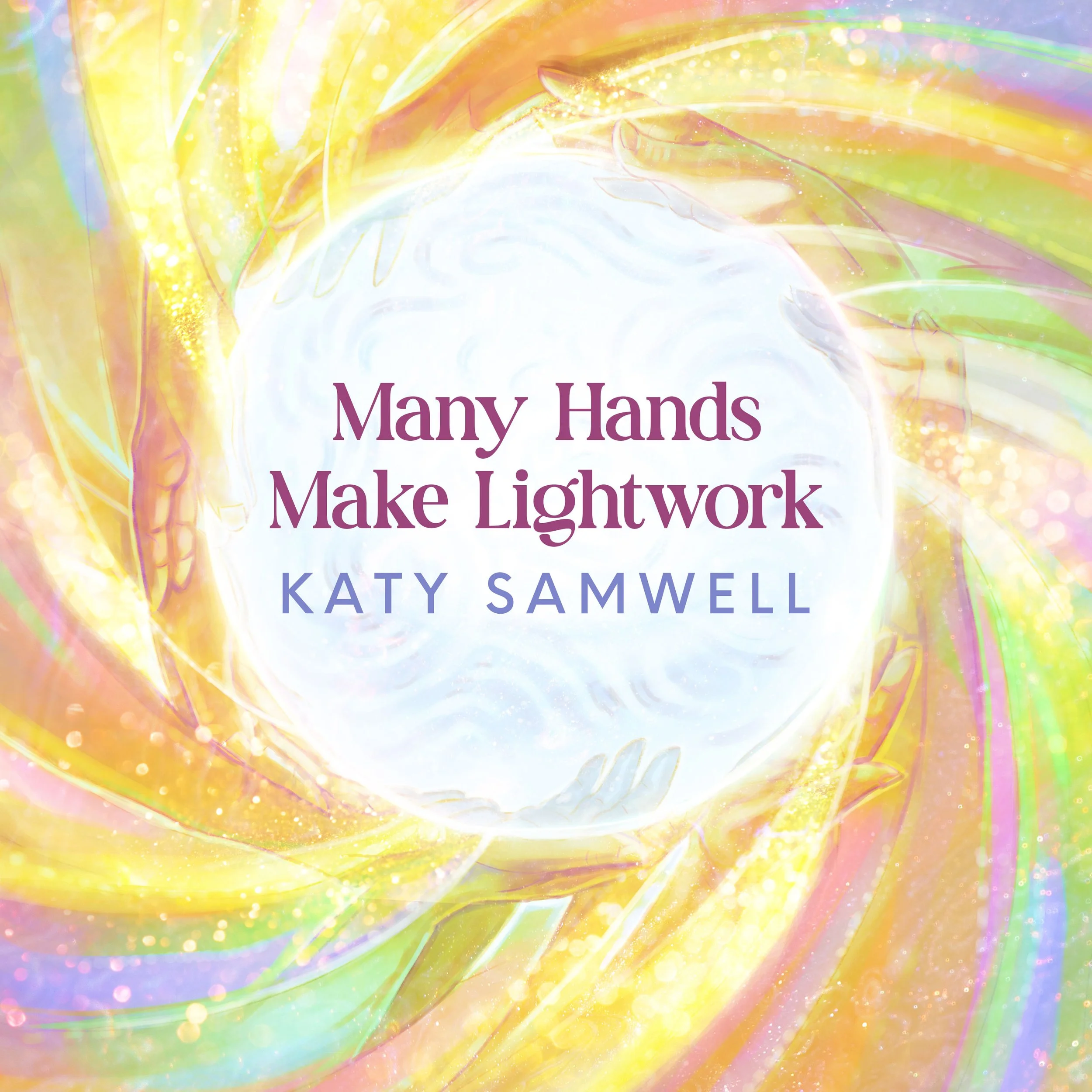 Single cover for Katy Samwell’s song "Many Hands Make Lightwork’  featuring a drawing from Jennifer Hawkyard. From the album “Many Hands Make Lightwork"