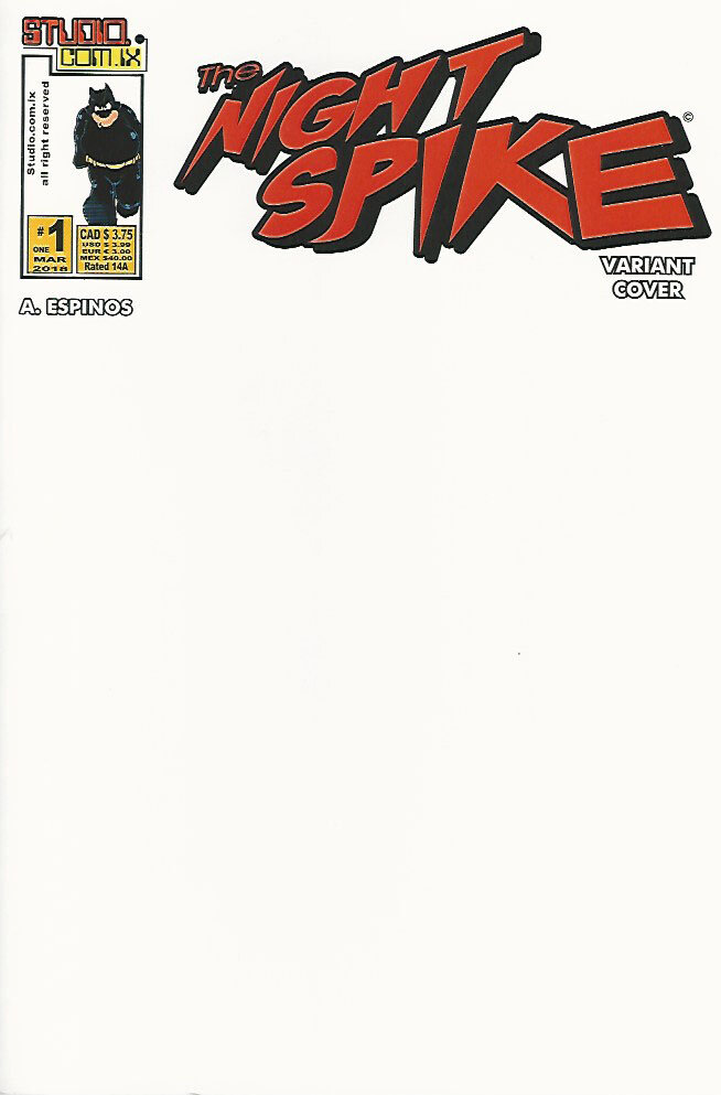 The Night Spike: Genesis #1 — Studiocomix Press - The Home of Independent  Comics!