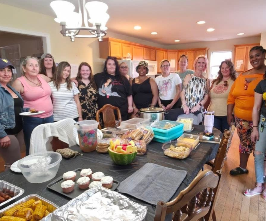 Recovery birthday celebration at the Recovery Connection in Winchester, Virginia.png