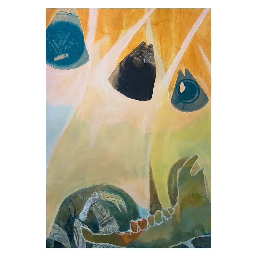 A painting I made in June which was part of the exhibition Sojourn in Rathfarnham Castle.
Big thank you to everyone who helped build this show and all the lovely heads who dropped by! & thank you @niamhmcguinne + @sarah_edmondson for being the