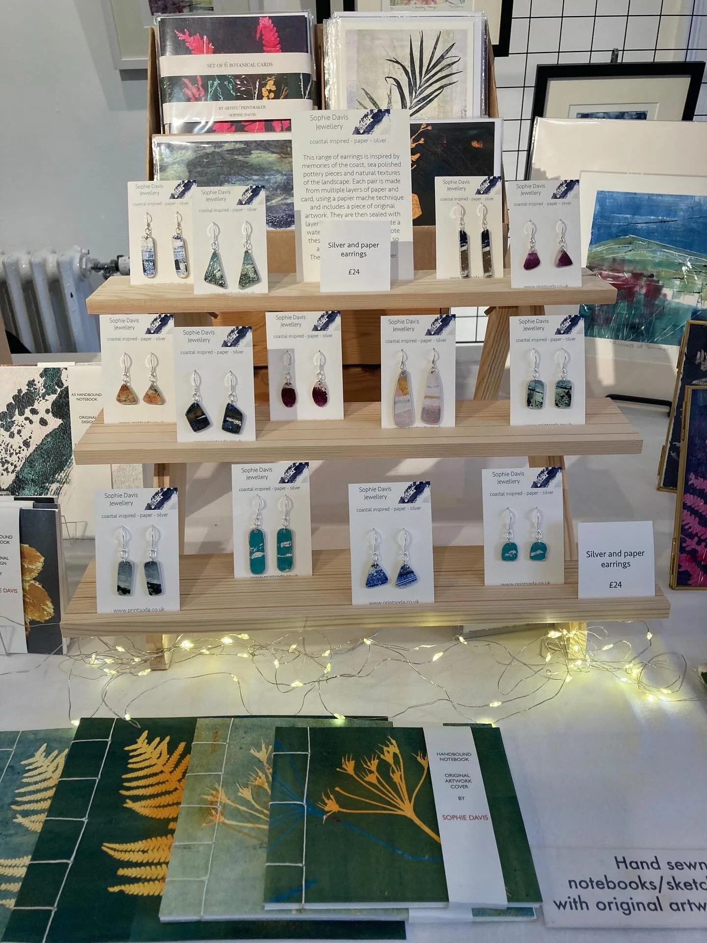 New range of coastal inspired paper jewellery, which is using papier mache techniques and sealed with layers of sealant to make them water resistant. Come and see me at the Christmas Makers Market BRLSI Queen Square, Bath #coastalinspiredjewellery #p