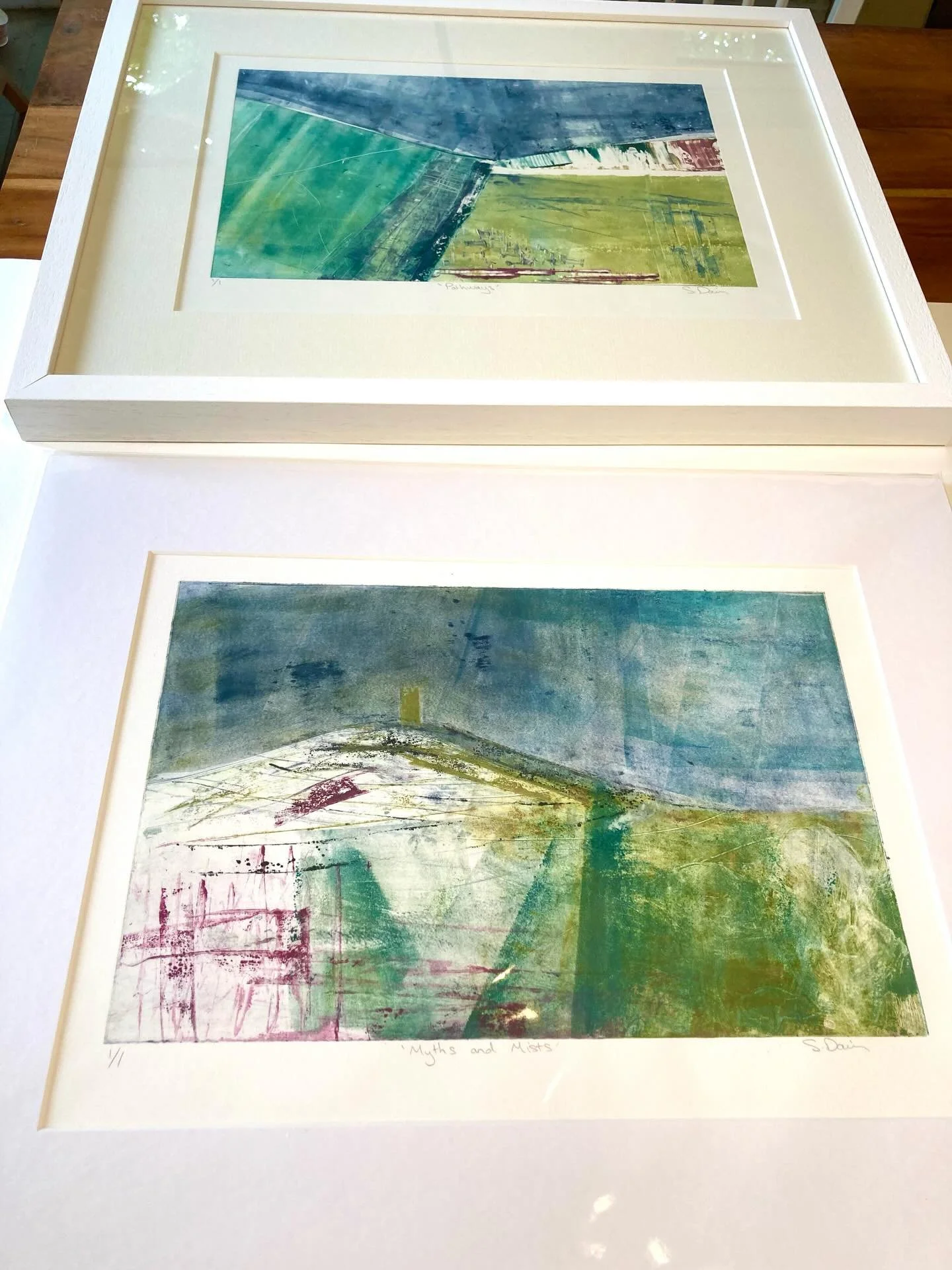 Just preparing some work to take to Bath Contemporary Artists Fair this Sunday at Green Park Station, Bath. Hope to see you there! #bcaf #bathartist #bathprintmaker #monotype #printmaking