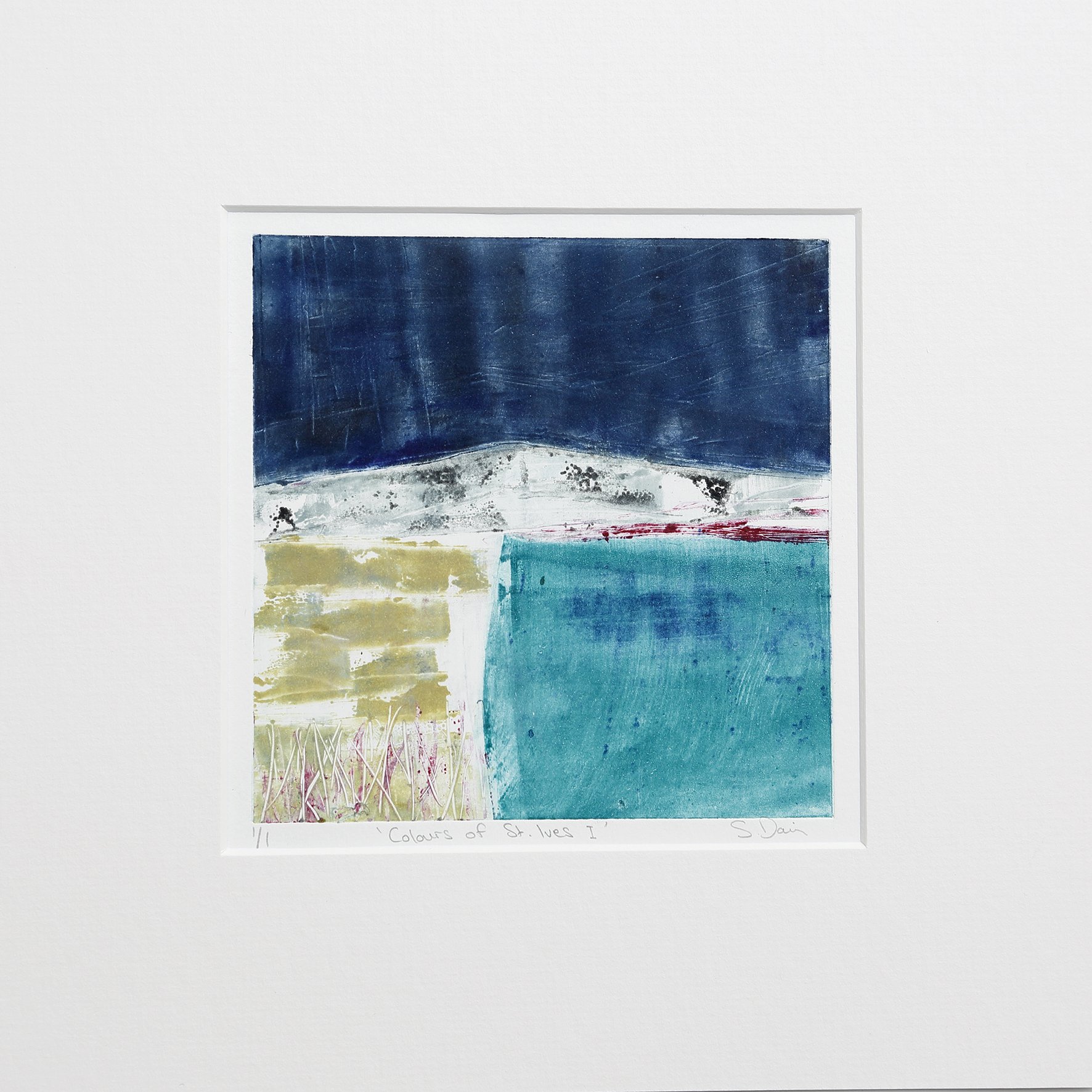 Monotype 'Colours of St Ives 1'