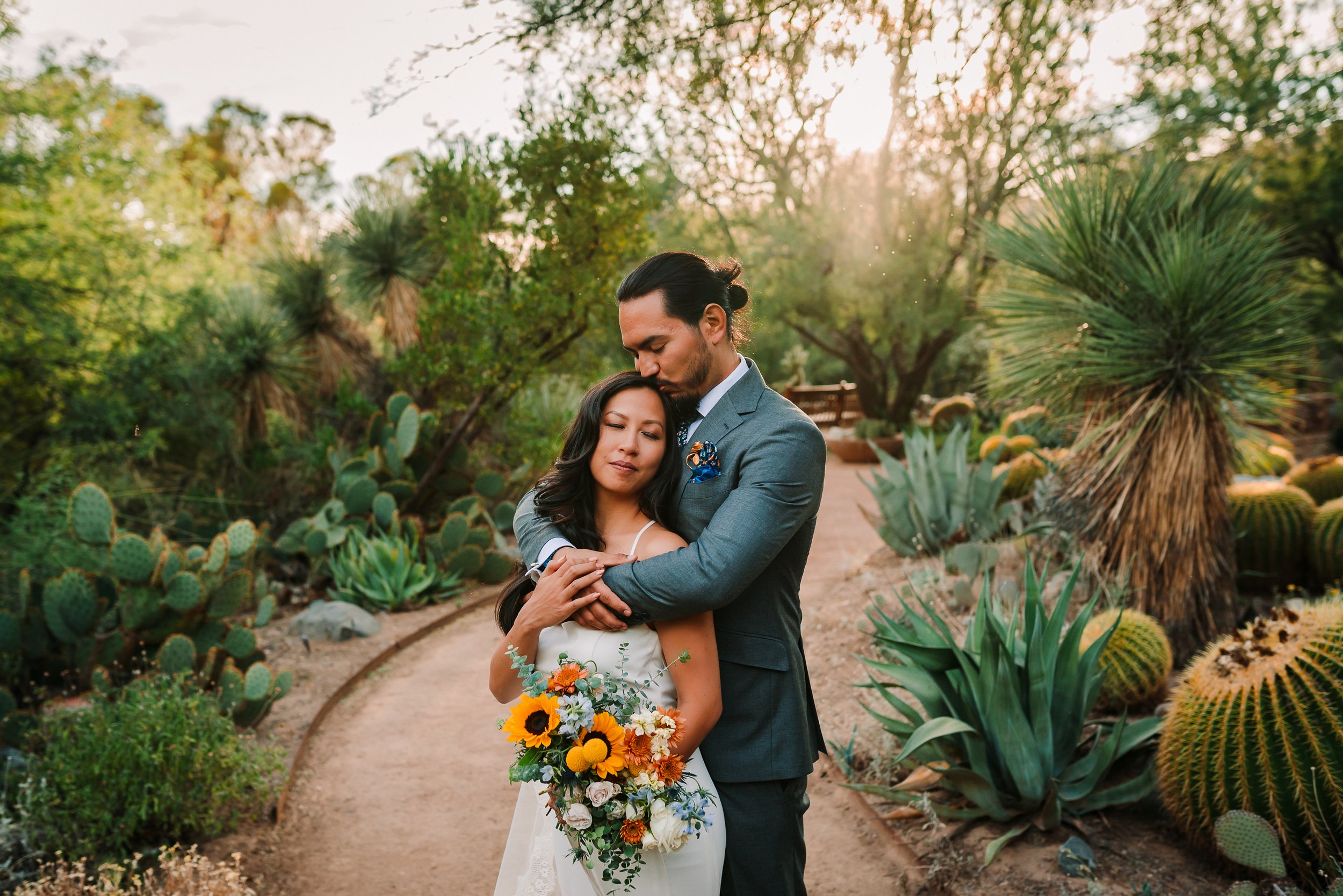 Beautiful Boho Wedding in Botanical Garden, Arizona.jpg