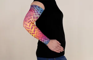 Chroma printed LympheDIVAs compression arm sleeve