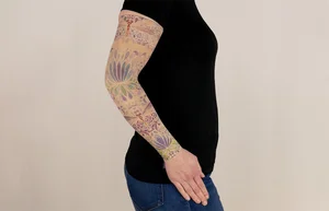 Dragonfly printed LympheDIVAs compression arm sleeve