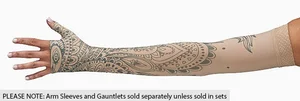 Boho Spirit Henna printed Juzo Soft compression arm sleeve