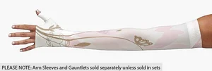 Butterfly Garden Pink printed Juzo Soft compression arm sleeve