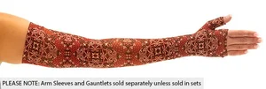 Crimson Bandana printed Juzo Soft compression arm sleeve
