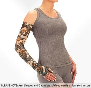 Japanese Dragon printed Juzo Soft compression arm sleeve