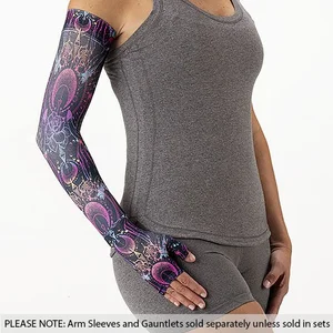 Luminescent printed Juzo Soft compression arm sleeve