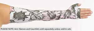 Peach Blossom printed Juzo Soft compression arm sleeve