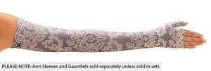 Vintage Lace printed Juzo Soft compression arm sleeve