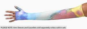 Watercolor Burst Multi printed Juzo Soft compression arm sleeve