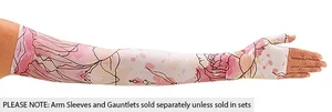 Watercolor Rose printed Juzo Soft compression arm sleeve