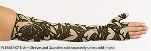 Wildflower printed Juzo Soft compression arm sleeve