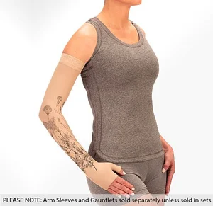 Wild Flower Henna printed Juzo Soft compression arm sleeve