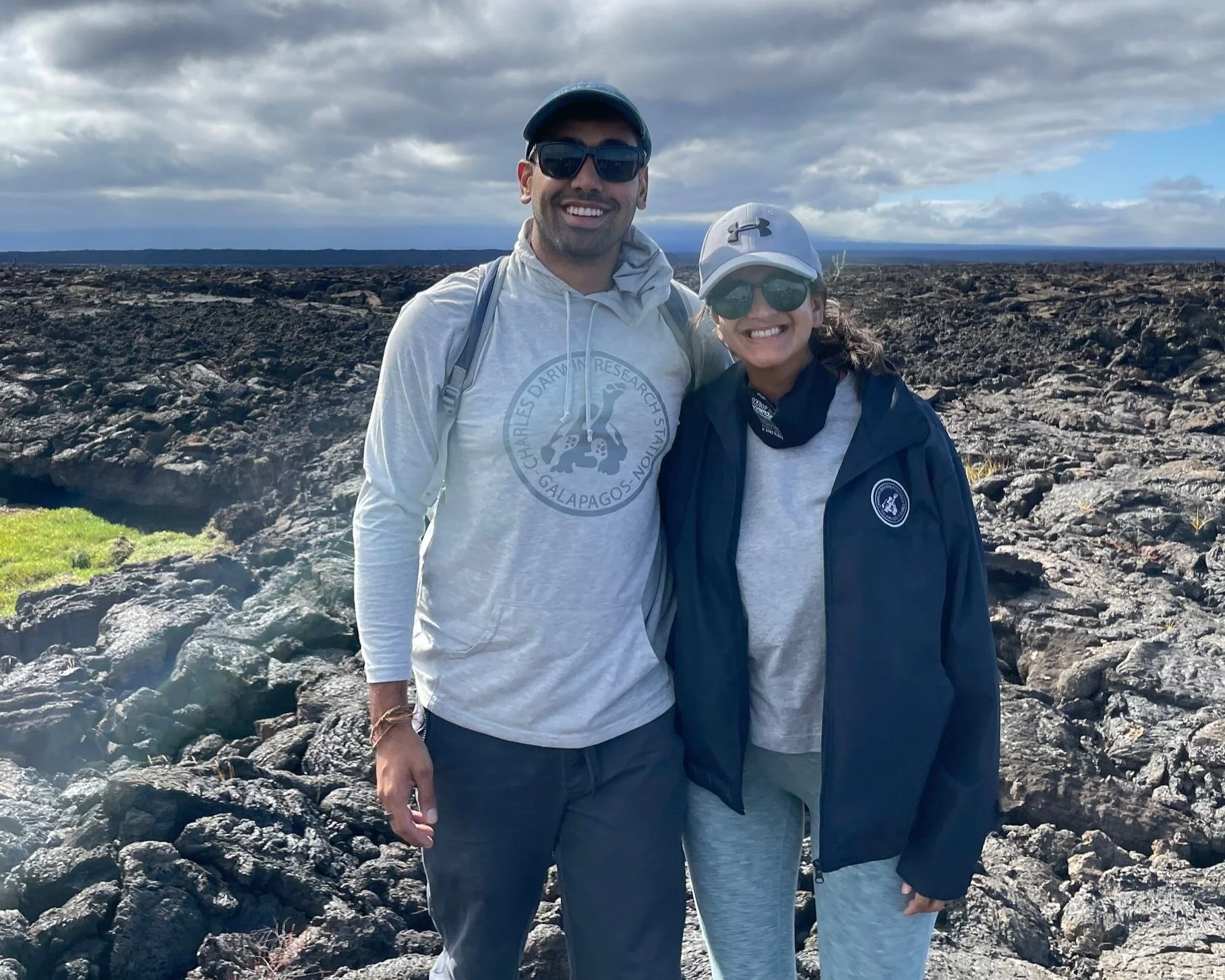 Fehzan and Karima Ali in Galapagos