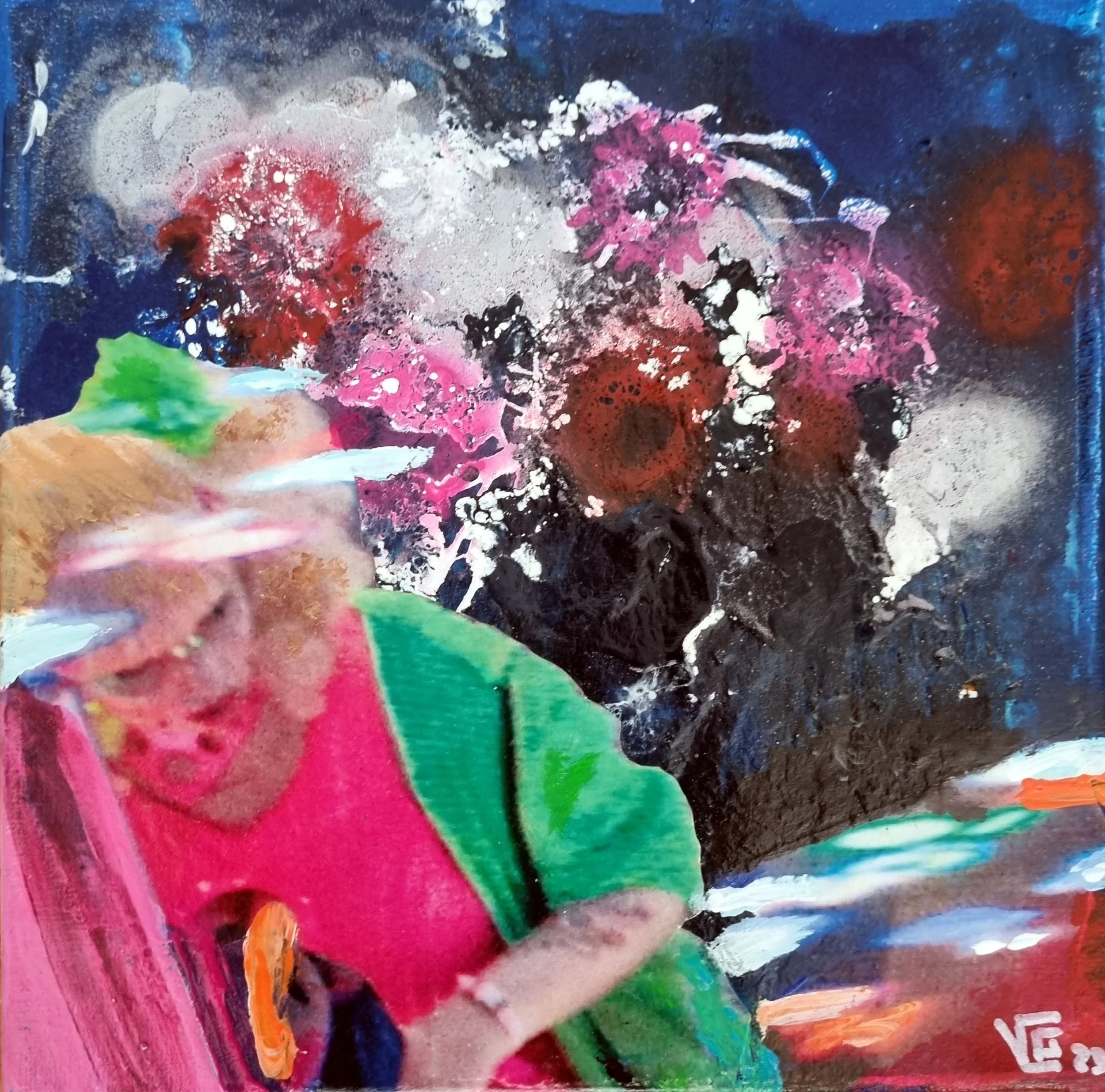 Saturday night fever20x20 technique MIXTE