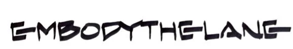 Embody the Lane logo in black expressive lettering