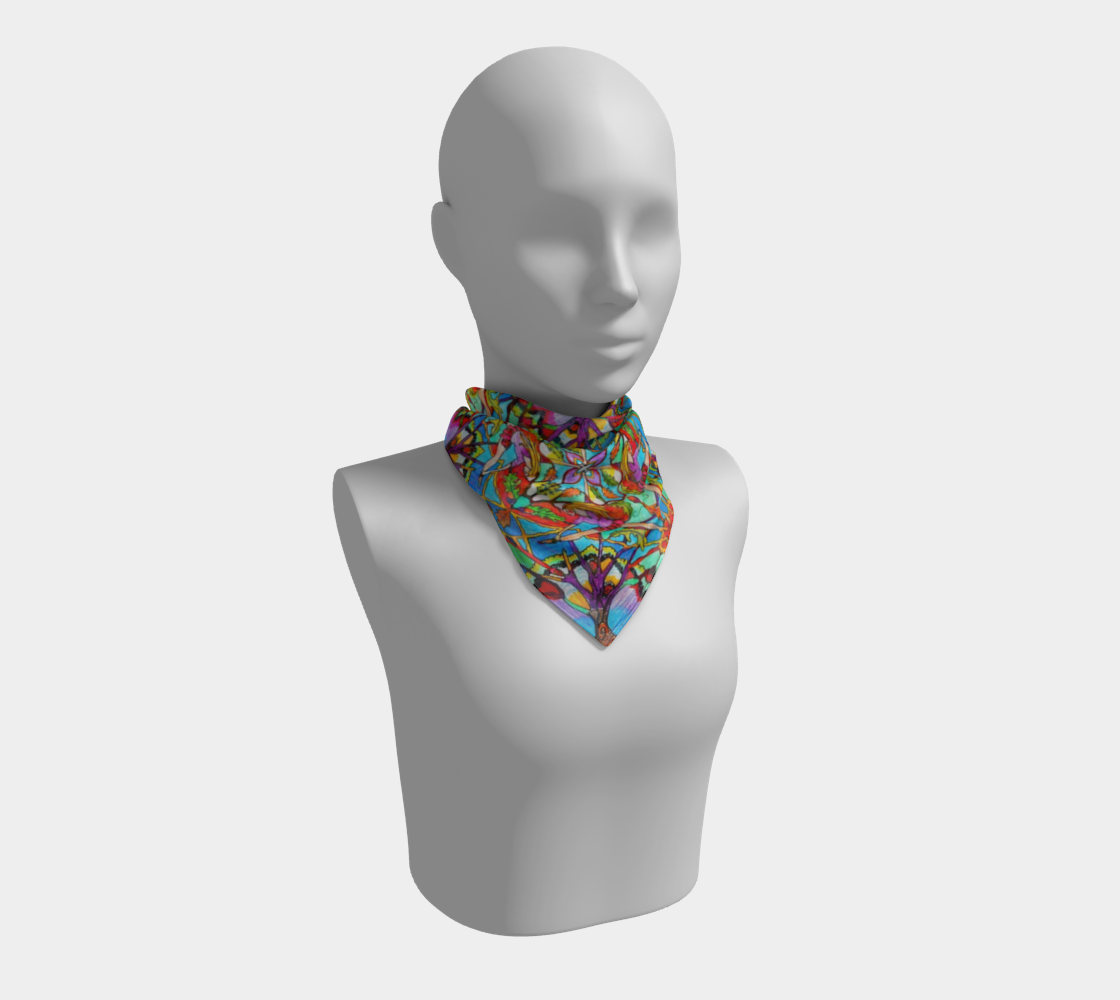 アーツアンドサイエンスSquare scarf MDMG-B 2024/Silk アーツアンドサイエンスSquare scarf MDMG-B 2024/Silk アーツ
