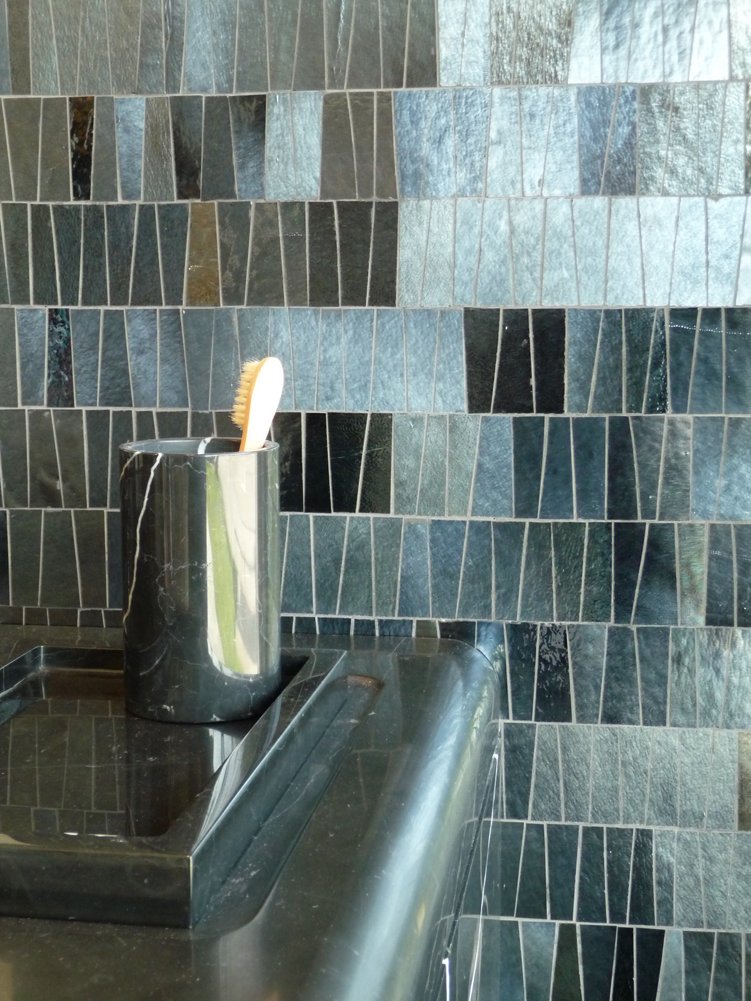 Obo Slate Metallic Installation Mosaic