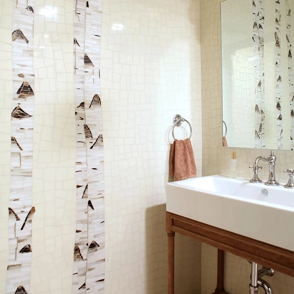 Birch Bath Mosaic