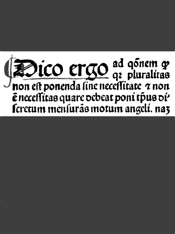 novacula Occami