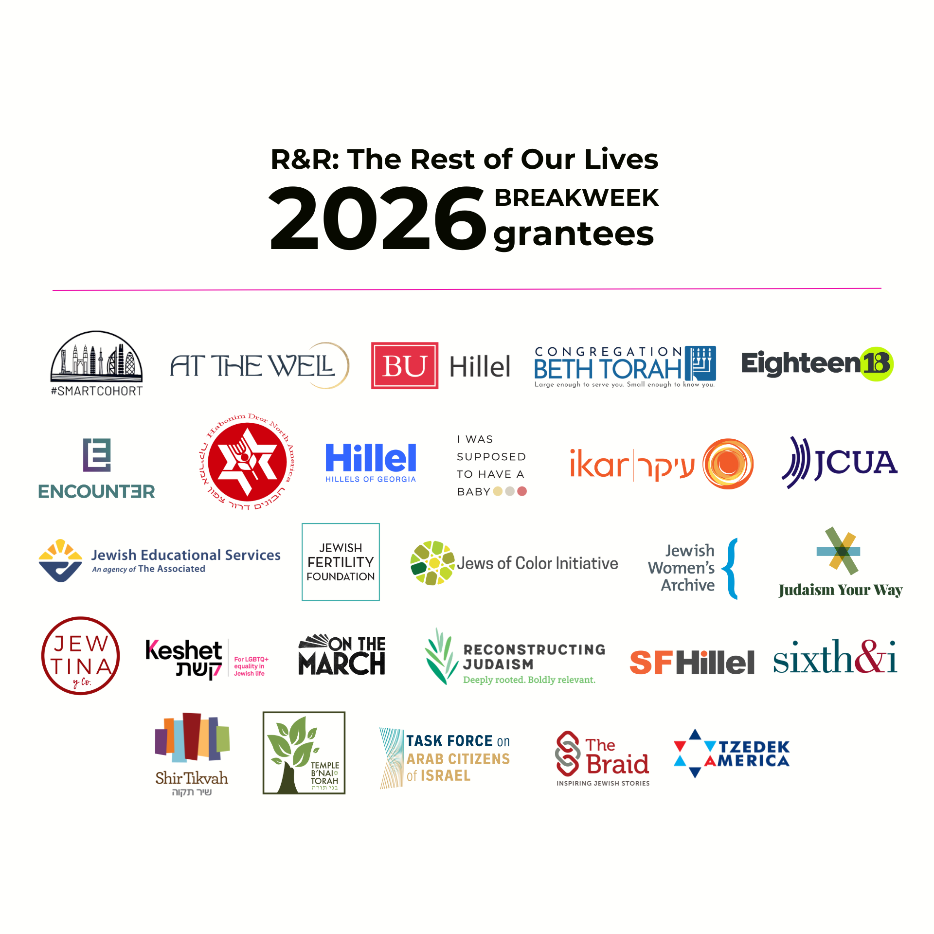 2026 BREAKWEEK Grantees