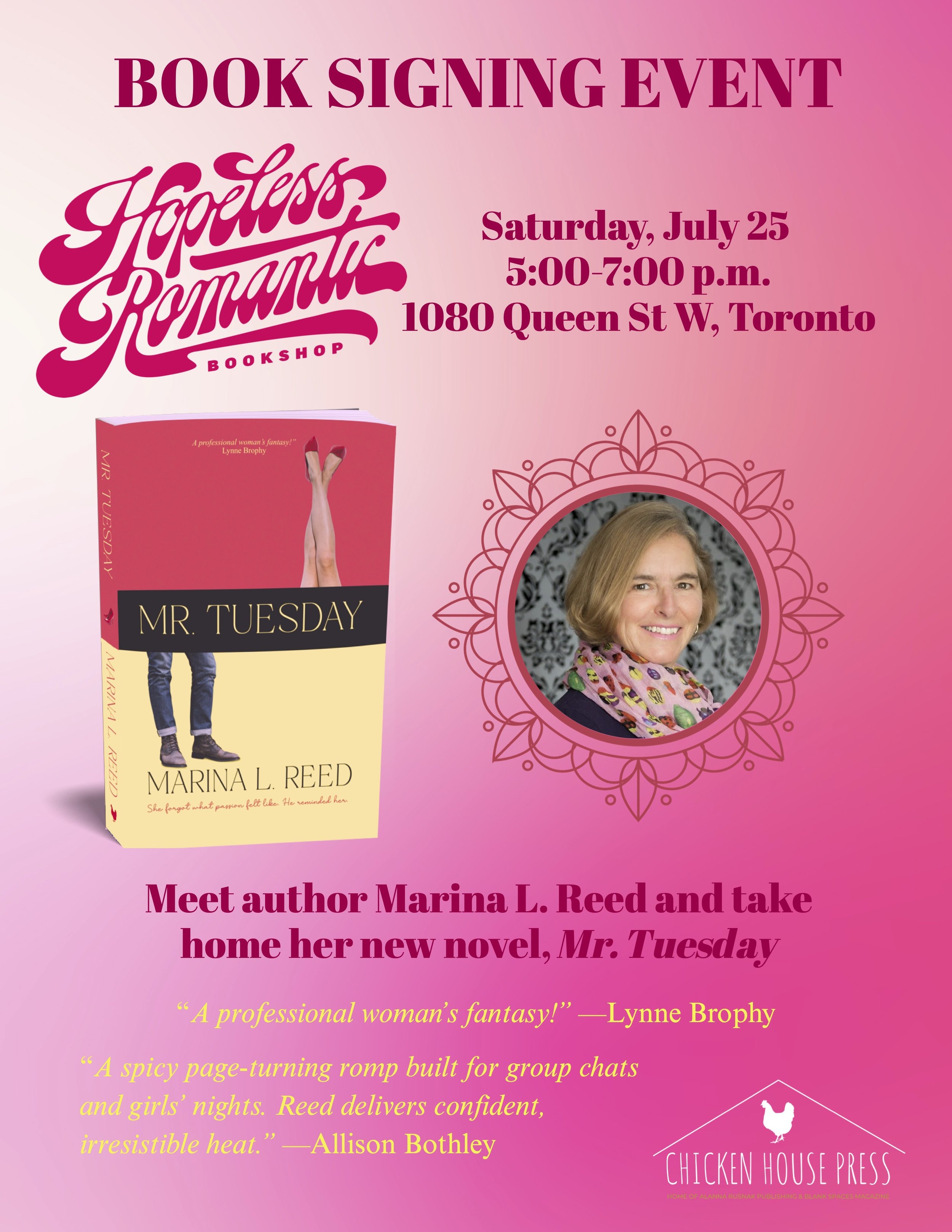 Hopeless Romantic Book Signing
