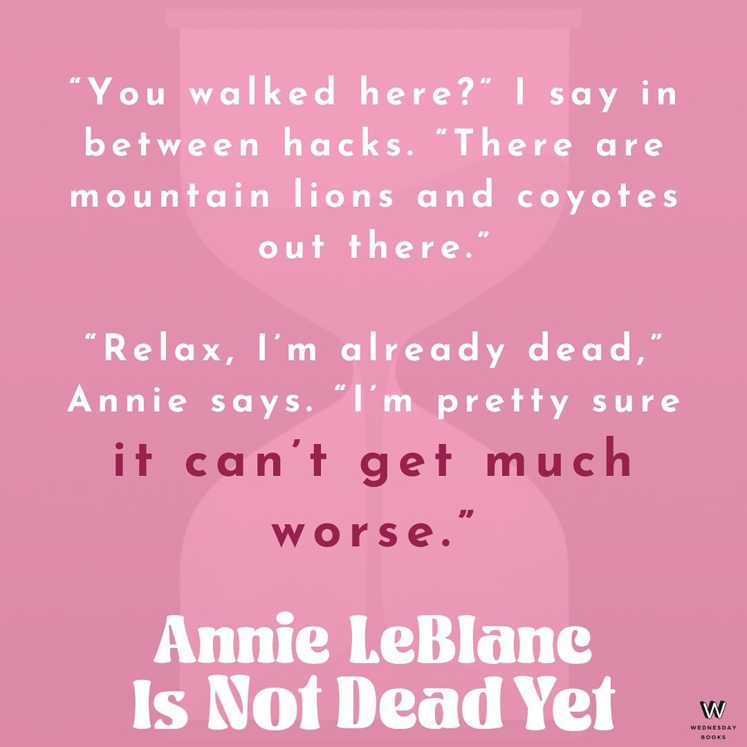 Oh boy can it ever!!!!!

(Jk death is sorta the baseline for most individuals, but you get what I mean)

T-minus three weeks until this bad boy hits shelves in the US! You can still preorder your copy via the link in my bio 😉
.
.
.
#annieleblancisno