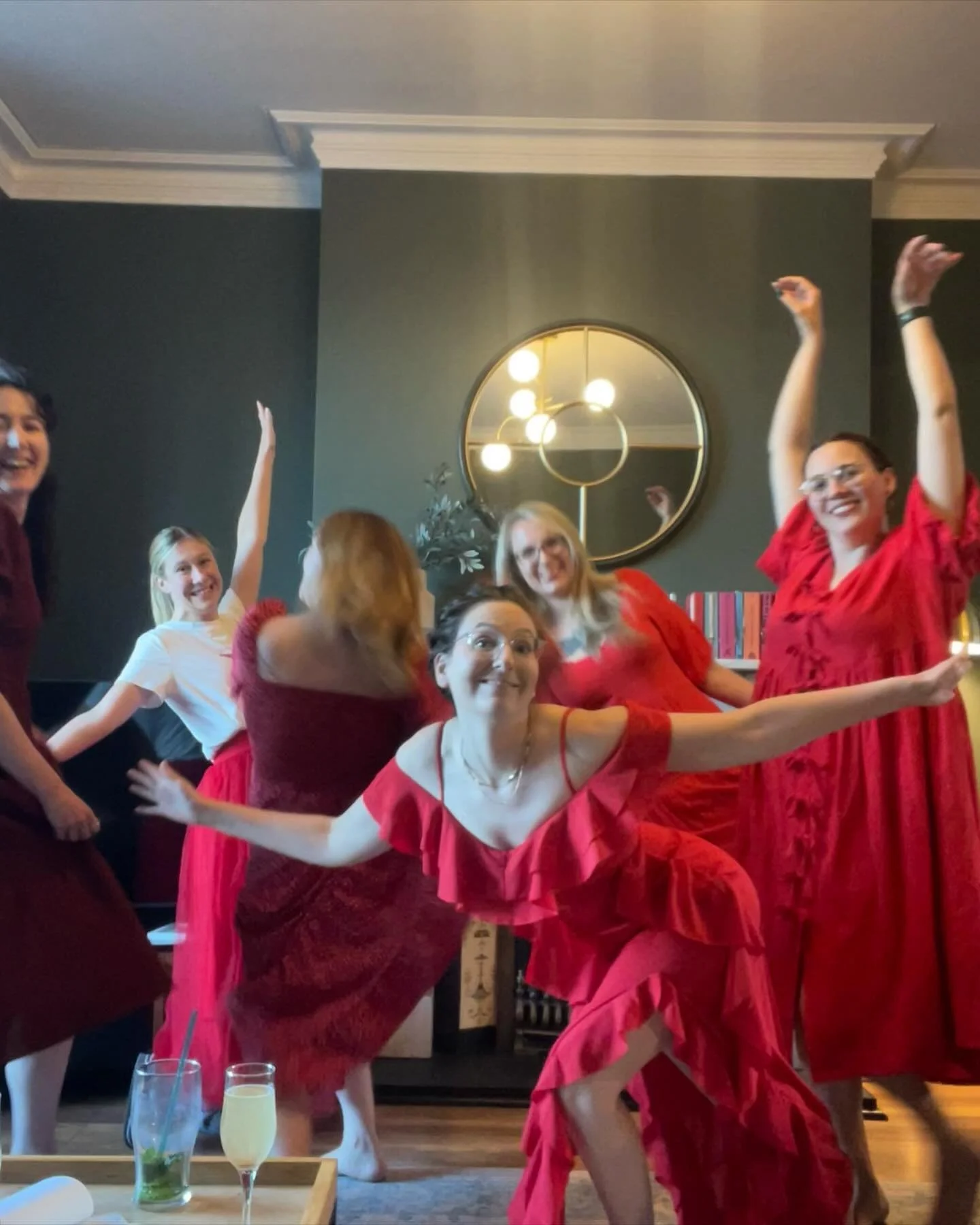 Book club girls trip, Whitby edition 😎🌹📚

Jumping around so much you can&rsquo;t get a non-blurry dance photo, walks on the moors, book-themed cocktails, a Wuthering Heights night, Dracula days, loooots of reading and failing miserably at solving 
