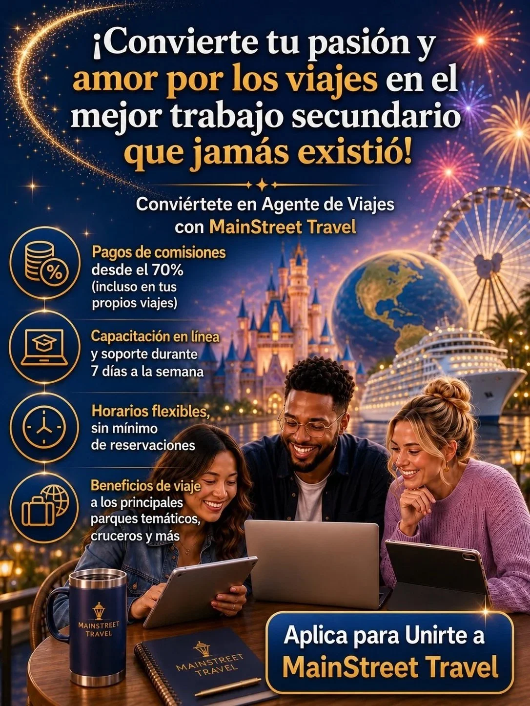 Membresía de Agente de Viajes MainStreet