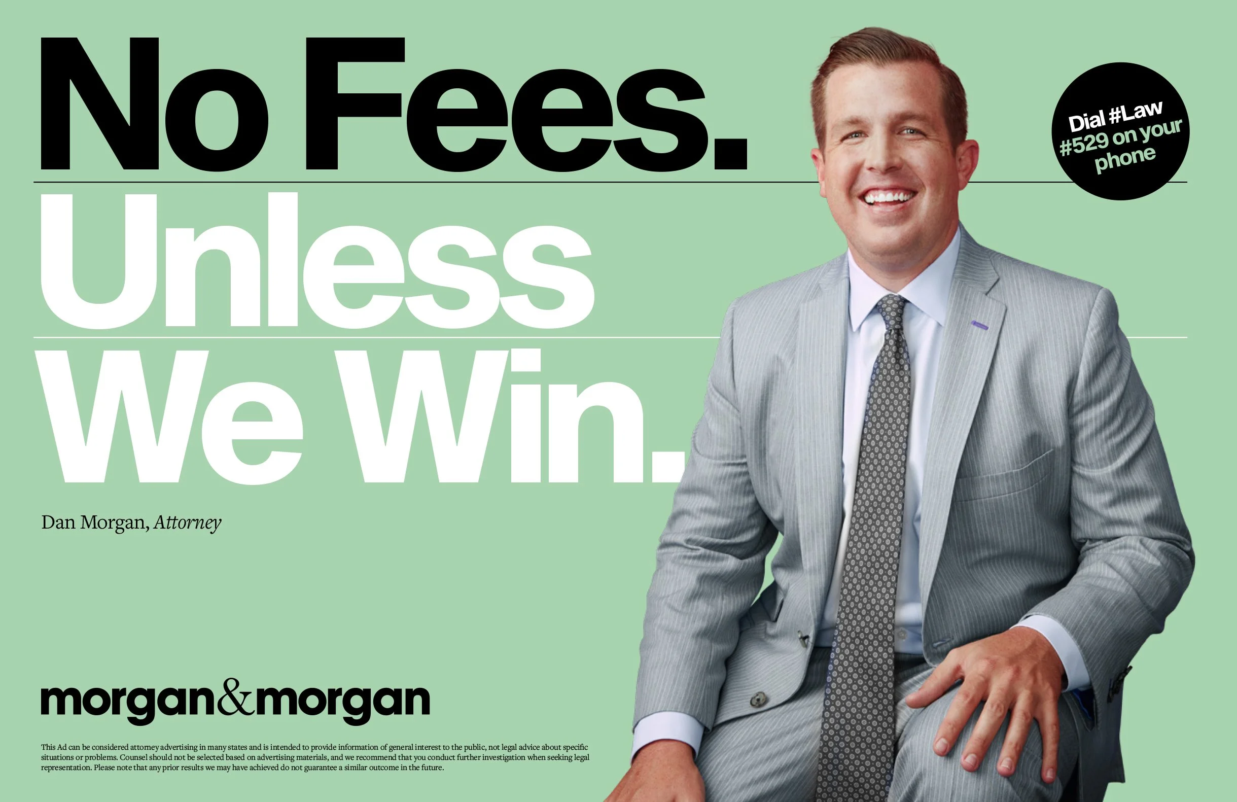 Advertising design for law firm