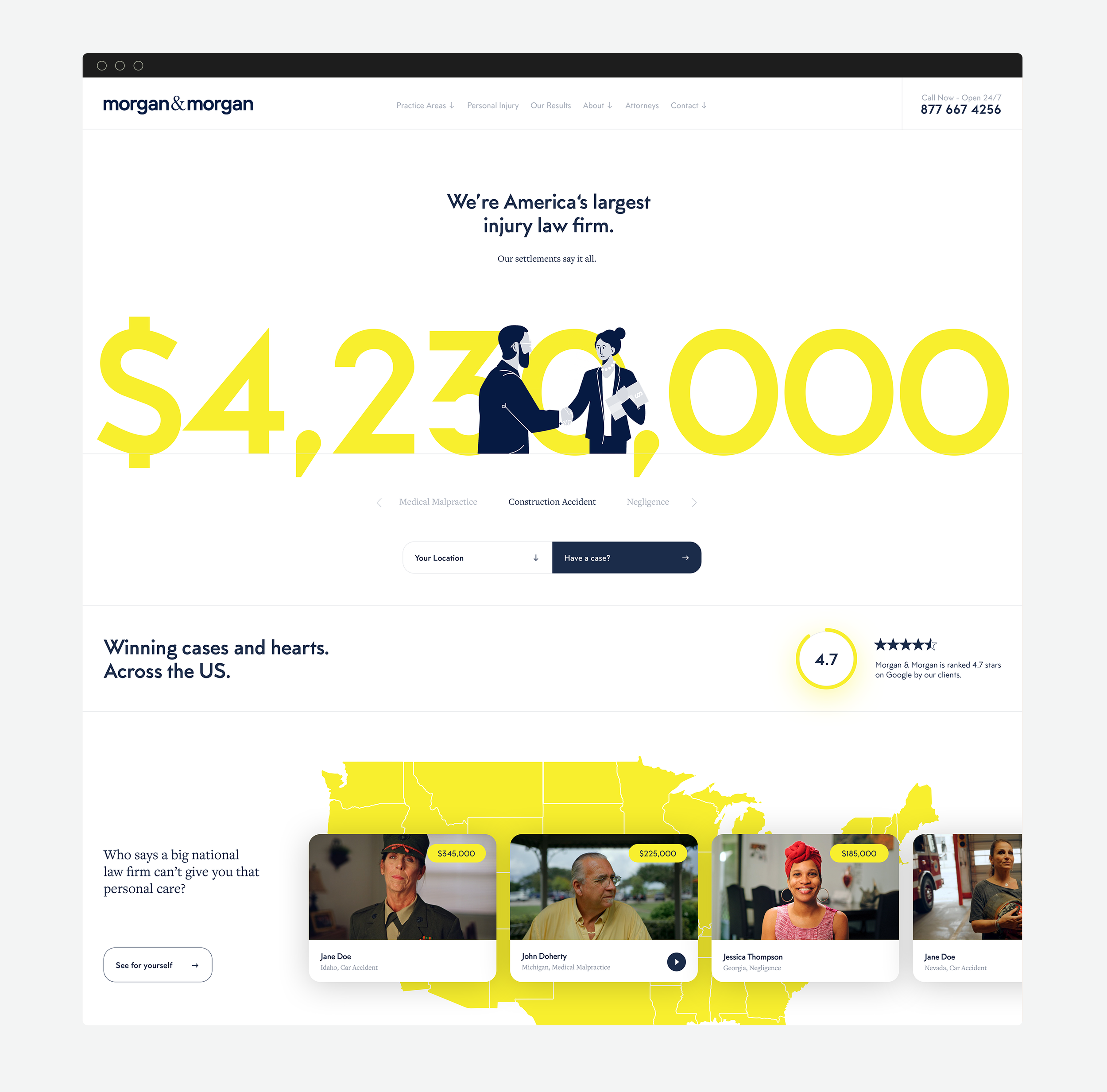 Identity and website design for law firm