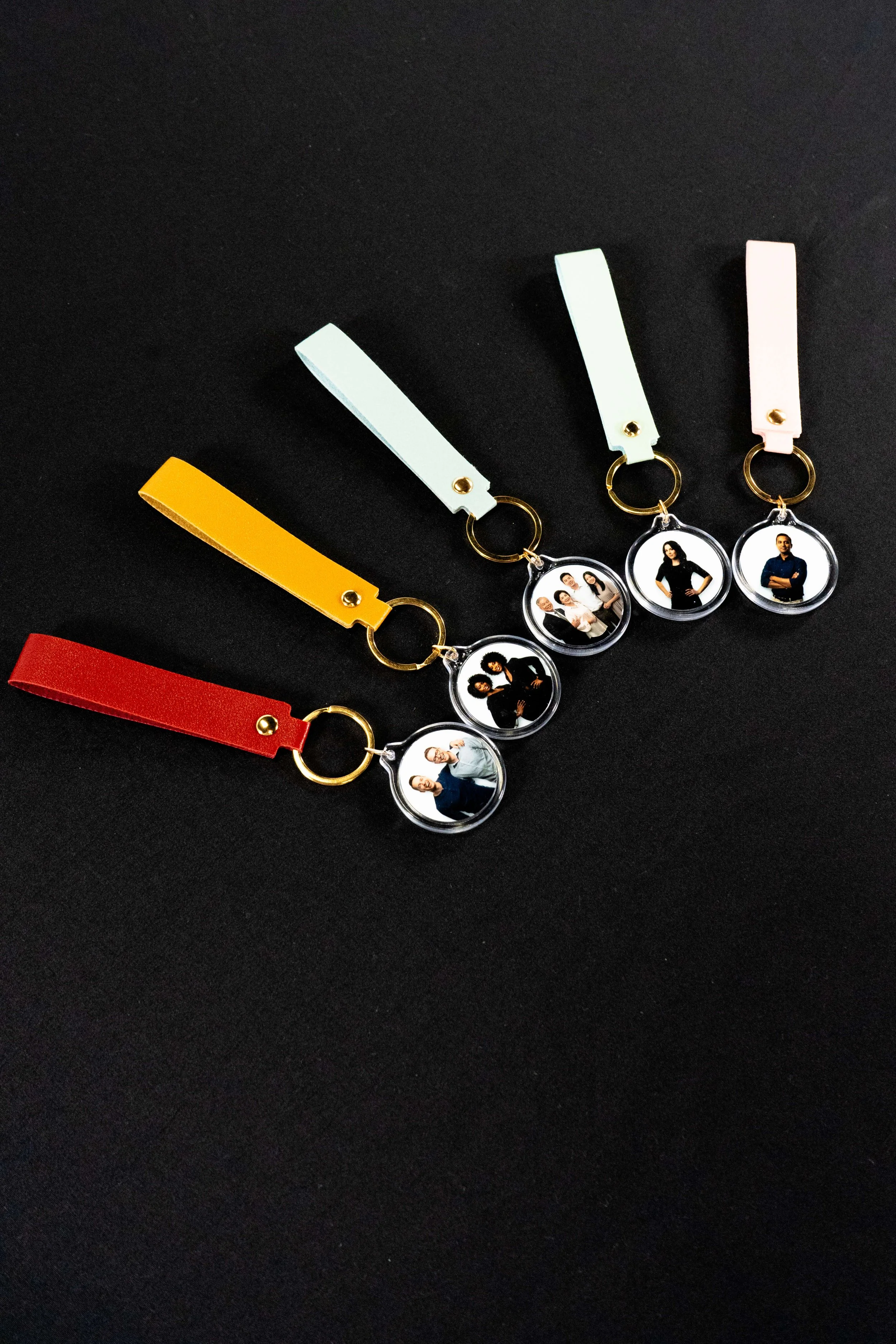 Custom photo booth keychains OKC